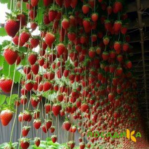 Клубника ампельная Анастасия купить по цене от 370р. в интернет-магазине «Посадика» с доставкой почтой в в Елеце и по всей России – [изображение №1].