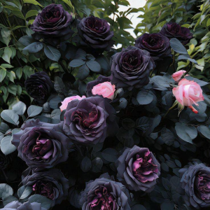 Роза Черная купить по цене от 450р. в интернет-магазине «Посадика» с доставкой почтой в в Елеце и по всей России – [изображение №1].