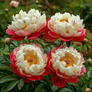 Пион Коралловый Каскад купить по цене от 490р. в интернет-магазине «Посадика» с доставкой почтой в в Елеце и по всей России – [изображение №1].
