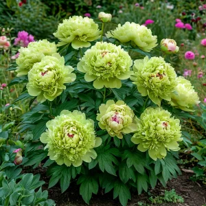 Пион Зеленые Бобы купить по цене от 610р. в интернет-магазине «Посадика» с доставкой почтой в в Елеце и по всей России – [изображение №1].