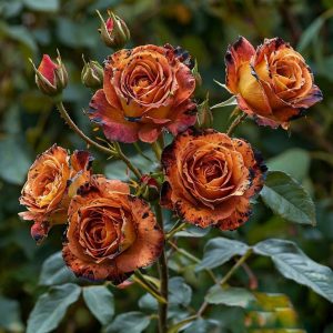 Роза плетистая Оранжевый Бриллиант купить по цене от 450р. в интернет-магазине «Посадика» с доставкой почтой в в Елеце и по всей России – [изображение №1].